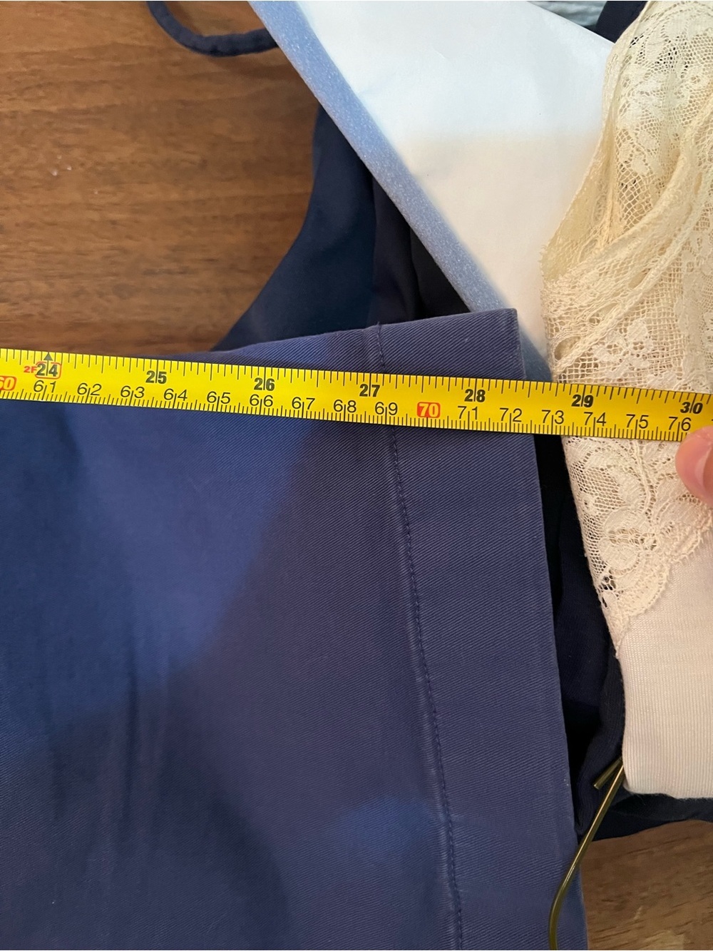 Everlane Blue Casual 100% cotton Trousers size 2 - Picture 7 of 10